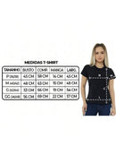 T-Shirt de Algodão Jesus com Aplicação de Pérolas