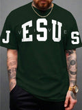 Camiseta Masculina Jesus Vive Moda Evangélica Jovem Camisa 100% Algodão