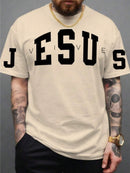 Camiseta Masculina Jesus Vive Moda Evangélica Jovem Camisa 100% Algodão