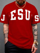 Camiseta Masculina Jesus Vive Moda Evangélica Jovem Camisa 100% Algodão
