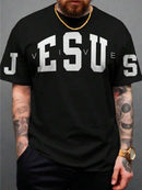 Camiseta Masculina Jesus Vive Moda Evangélica Jovem Camisa 100% Algodão