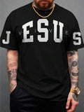 Camiseta Masculina Jesus Vive Moda Evangélica Jovem Camisa 100% Algodão