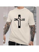 Camiseta Masculina Jesus Cristo Algodão Premium Unissex Lançamento Gospel