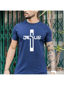 Camiseta Masculina Jesus Cristo Algodão Premium Unissex Lançamento Gospel