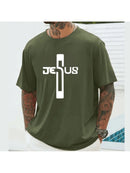 Camiseta Masculina Jesus Cristo Algodão Premium Unissex Lançamento Gospel