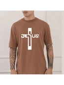 Camiseta Masculina Jesus Cristo Algodão Premium Unissex Lançamento Gospel
