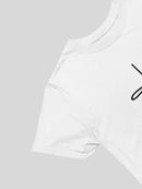 Camiseta feminina t-shirt básica estampa Jesus vertical 100% algodão tendencia casual