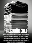 Camiseta Básica Cruz De Jesus (FRENTE) Slim T-Shirt Masculina Feminina Algodão Camisa Costura Reforçada Unissex StreetWear