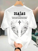 Camiseta Streetwear Unissex 100% Algodão Masculina e Feminina Estampada Isaías Camisa Premium