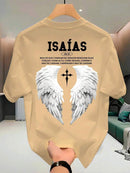 Camiseta Streetwear Unissex 100% Algodão Masculina e Feminina Estampada Isaías Camisa Premium