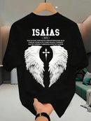 Camiseta Streetwear Unissex 100% Algodão Masculina e Feminina Estampada Isaías Camisa Premium