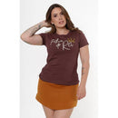 T-Shirt Feminina Cristã de Agodão Premium Filha do Rei com Pérolas