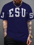 Camiseta Masculina Jesus Vive Moda Evangélica Jovem Camisa 100% Algodão
