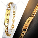 Pulseira Pai Nosso Inox Cirúrgico Prata | Antialérgica